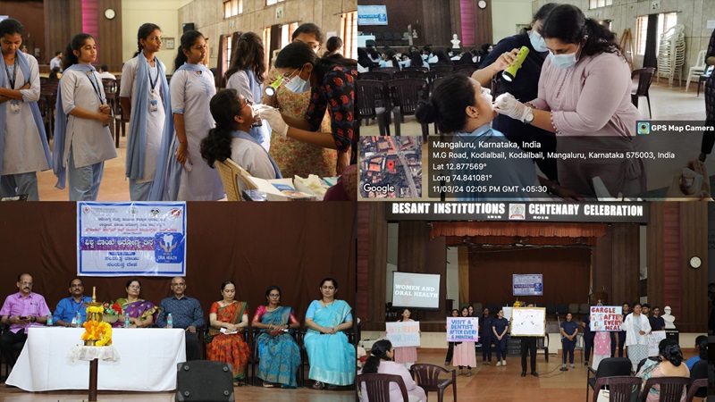World oral health day programme in Besant women’s college