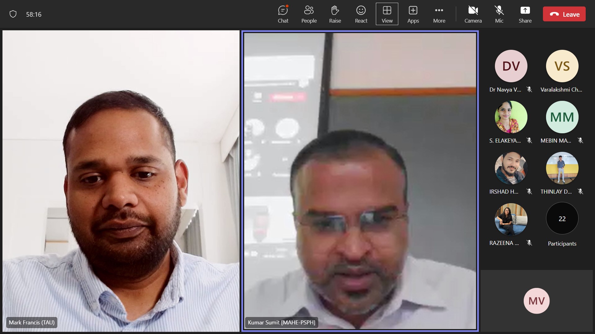 Guest Talk Addressing the MPH Students – MPH Career Paths: June 19, 2023