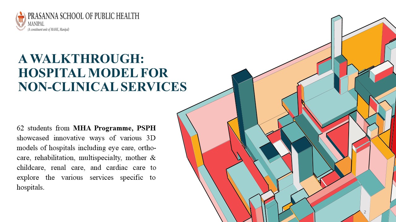 A walk-through of the Hospital Model for Non-Clinical Services: April 18 to 19, 2022