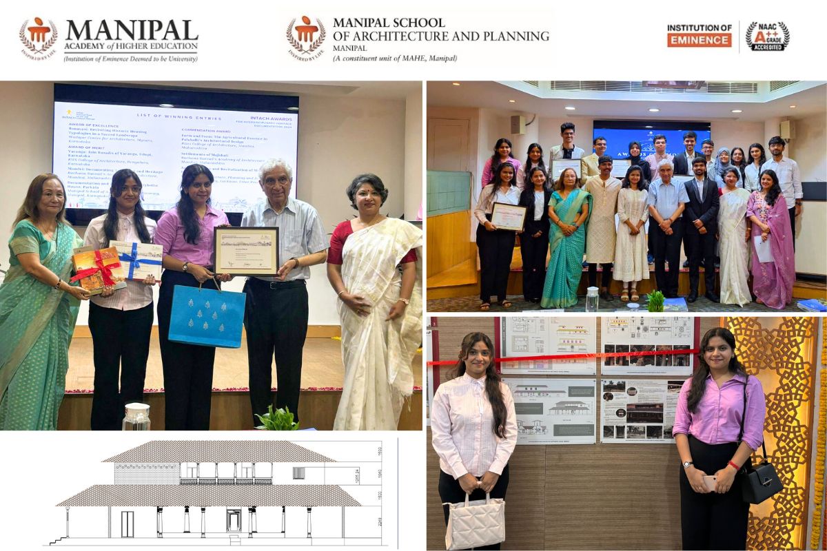 MSAP Students Win Award of Merit - INTACH Awards for Interdisciplinary Heritage Documentation 2024