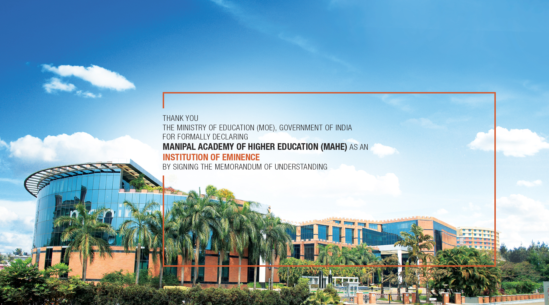 MAHE - Manipal Academy of Higher Education, Admissions open for 2020 ...