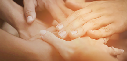 Joining hands Joining hands