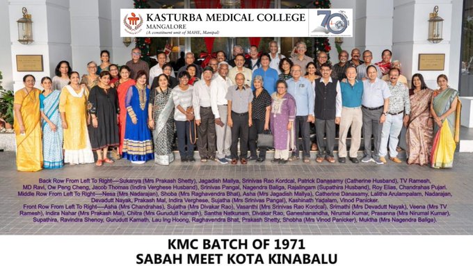 The KMC Mangalore Batch of 1999 reunited for their 25th reunion from December 20-22 2024 in Mangalore