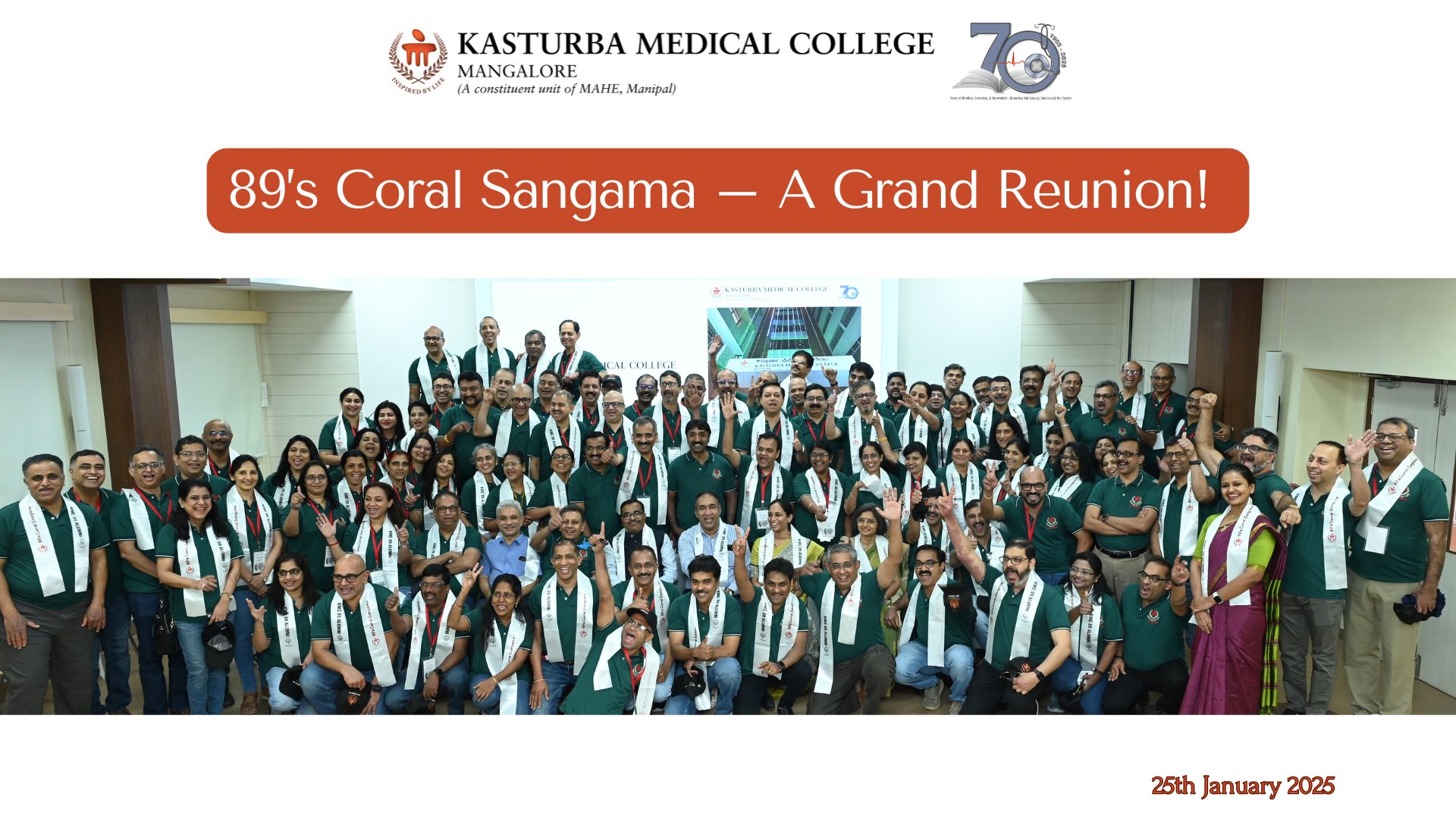 Batch of 1989 Coral Sangama- A Grand Reunion