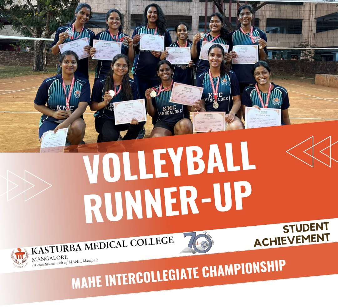 MAHE Intercollegiate Volleyball Championship runner-up position