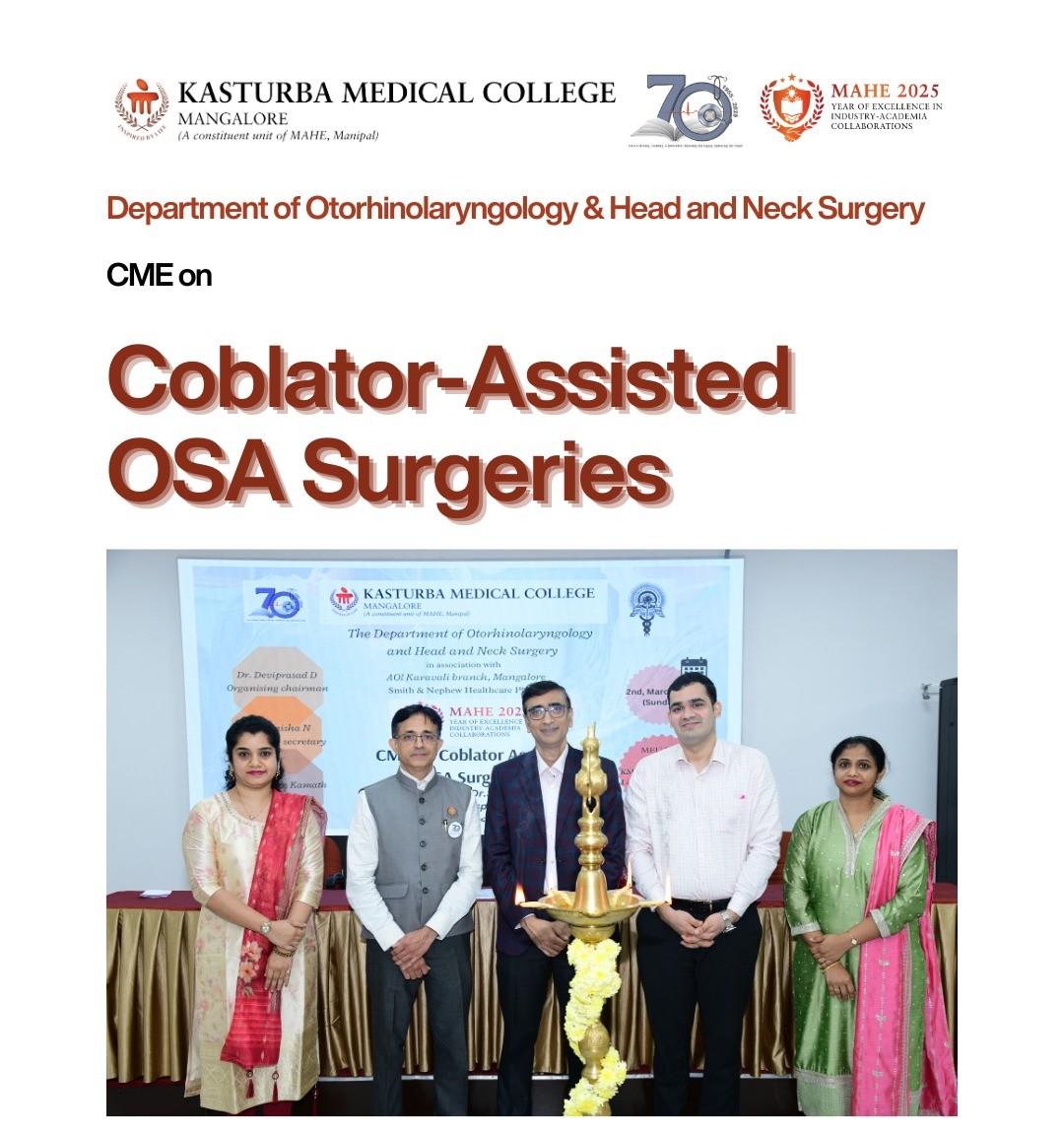 CME on coblator-assisted OSA surgeries