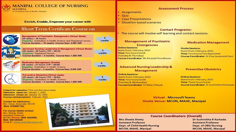 Certificate Courses - 2022