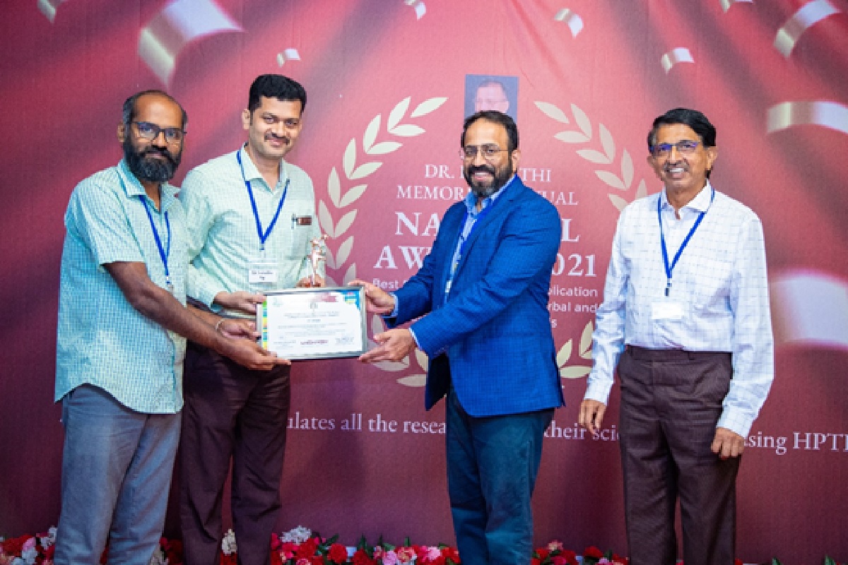 Dr. P. D. Sethi Memorial National Award 2021 conferred to Dr Vasudev Pai