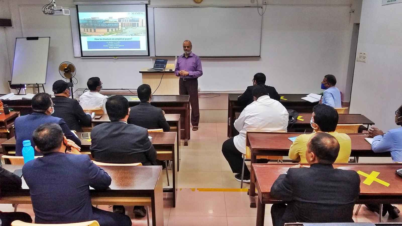 Session on academic writing by Dr. KP Nandan Prabh organized at WGSHA