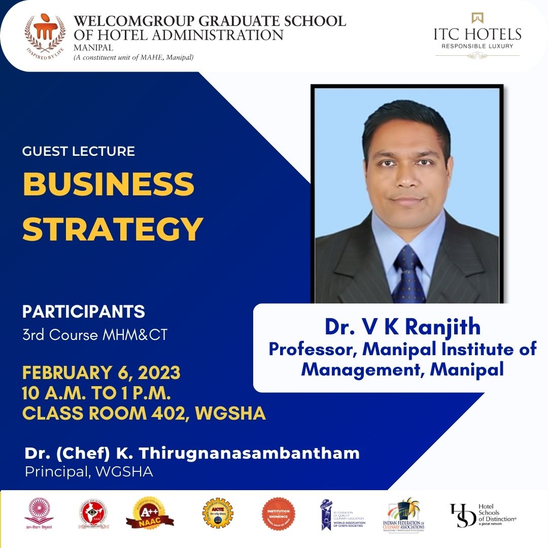 Business Strategy - Guest Talk for MHM CT at WGSHA