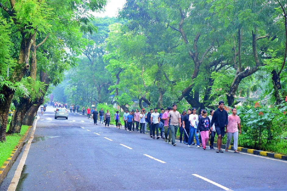 Rain walk 2024: WGSHA UG Orientation 2024