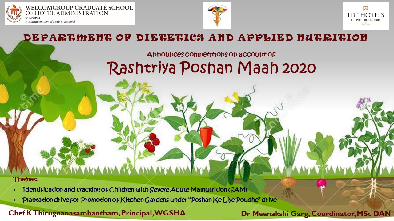 WGSHA: MSc DAN celebrates Rashtriya Poshan Maah 2020